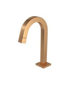 Torneira de Mesa Bica Baixa p/ Lavatório Tube Gold Matte - Deca