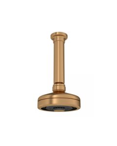 Chuveiro com Tubo p/ Teto Acqua Plus Gold Matte - Deca